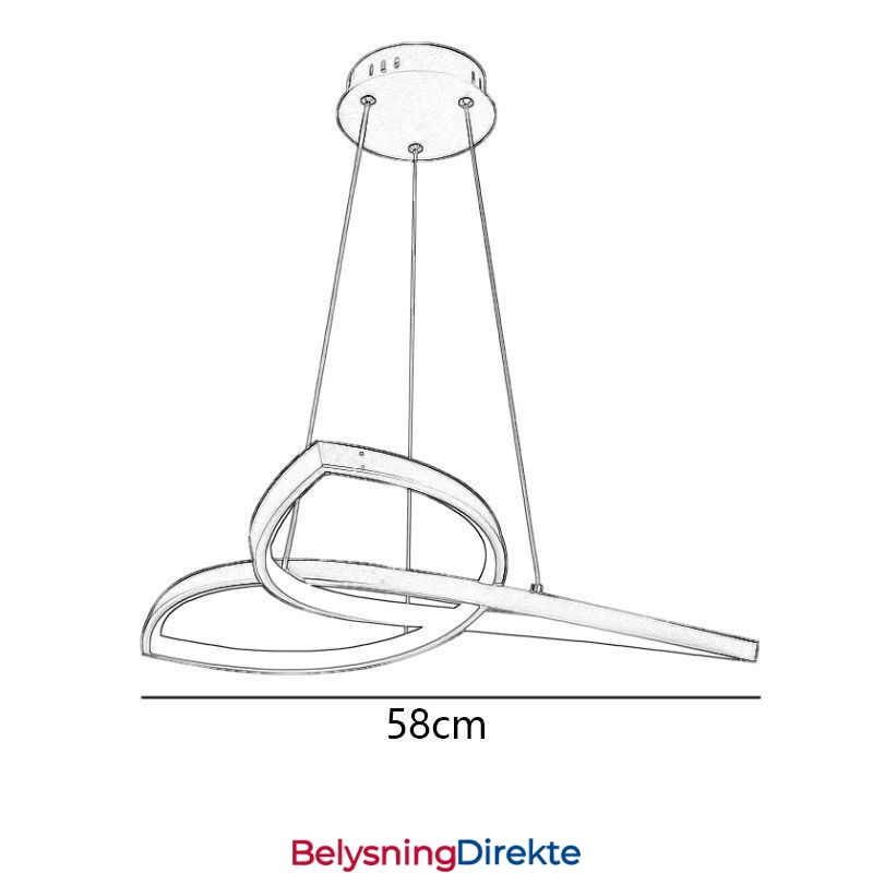 Minimalistisk Kløver Taklampe