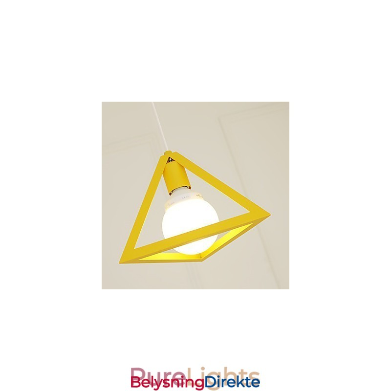 Lysekrone I Metall Med Mini-Motiv I Lanternestil