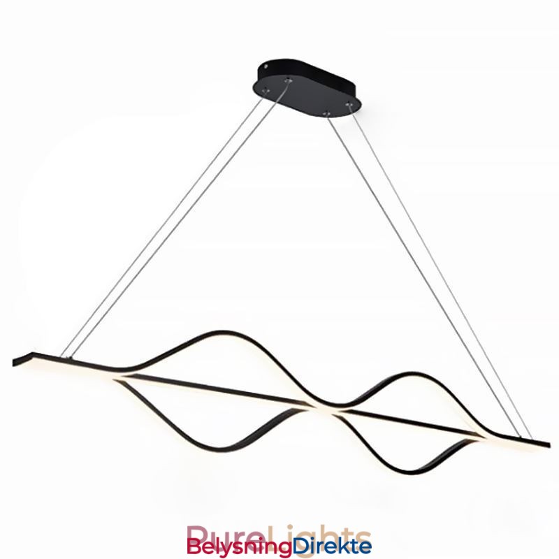 Minimalistisk Pendellampe Med Lysbølge