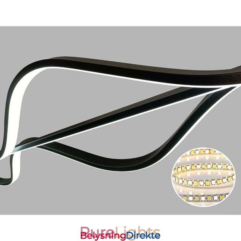 Minimalistisk Pendellampe Med Lysbølge