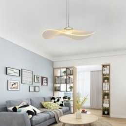 Pendellampe I Akryl Med Lotusblad I Tak