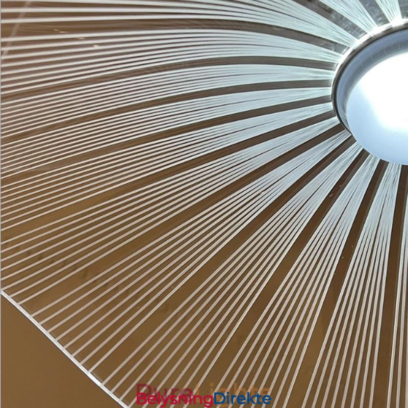 Pendellampe I Akryl Med Lotusblad I Tak