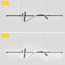 Minimalistisk Taklampe Med Kort Omslag