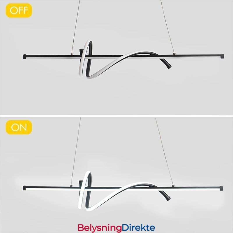 Minimalistisk Taklampe Med Kort Omslag