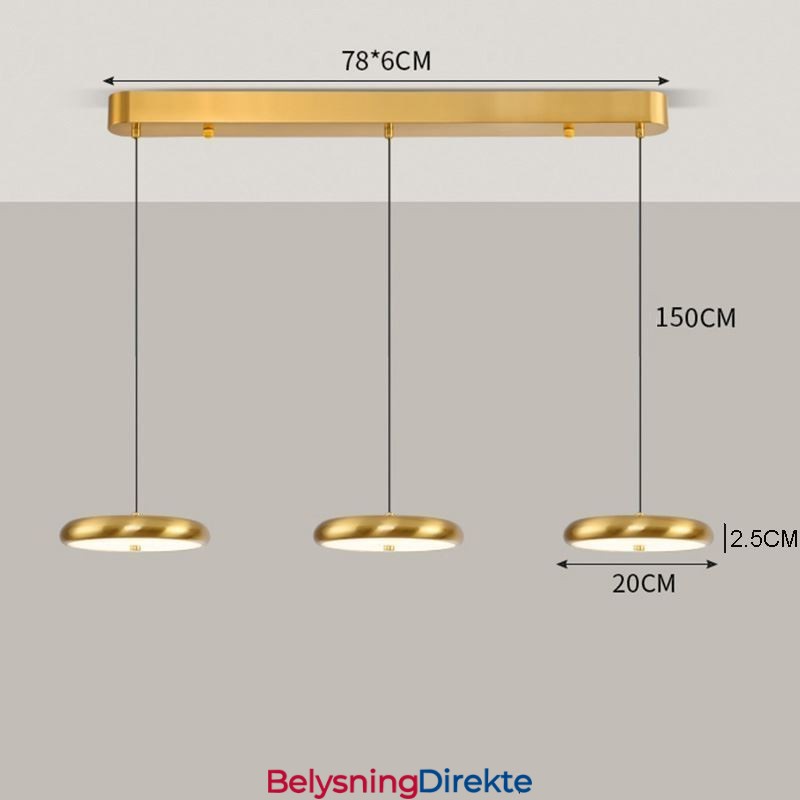 Taklampe Med Tre Hoder, Pendellampe