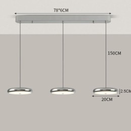 Taklampe Med Tre Hoder, Pendellampe