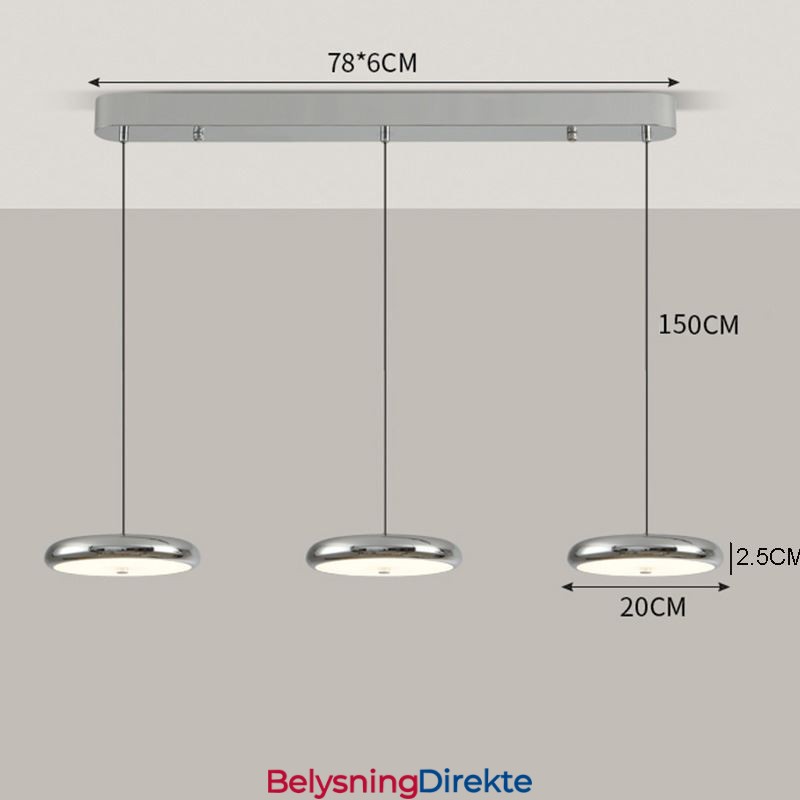 Taklampe Med Tre Hoder, Pendellampe