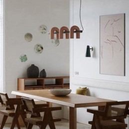 Taklampe I Smijern, U-Formet Pendellampe, 90 Graders Roterende Skjerm