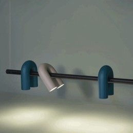 Taklampe I Smijern, U-Formet Pendellampe, 90 Graders Roterende Skjerm