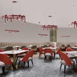 Hengende Lampe U-Formet Dekorativ Pendellampe