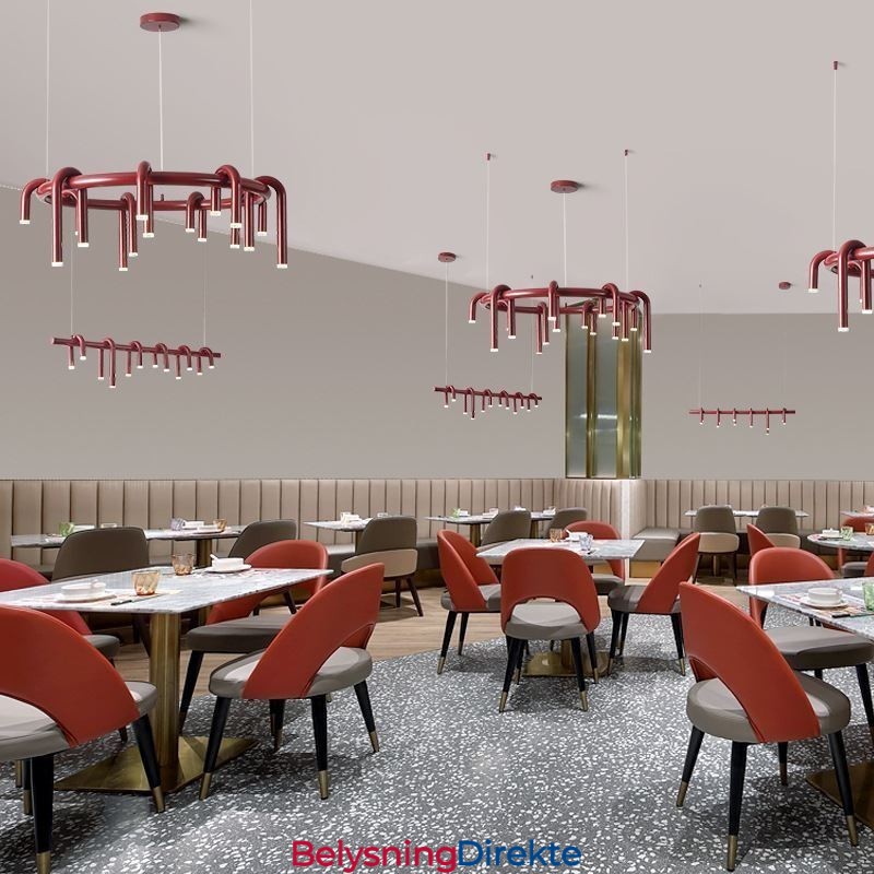 Hengende Lampe U-Formet Dekorativ Pendellampe