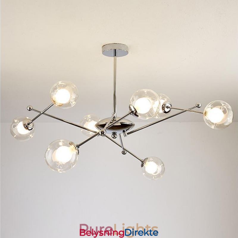 Glass Pendellampe I Europeisk Stil, Enkel Magisk Bønnetaklampe