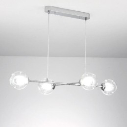 Glass Hengelampe Europeisk Magic Bean Pendellampe Med 4 Lys