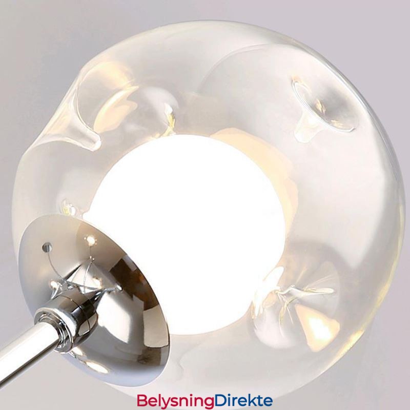 Glass Hengelampe Europeisk Magic Bean Pendellampe Med 4 Lys