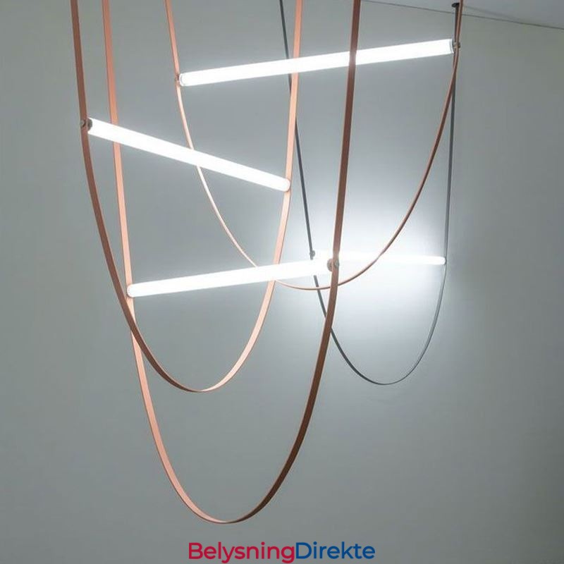 Europeisk Pendellampe I Wabi Sabi-Stil Med Belte, Dekorativ Lampe