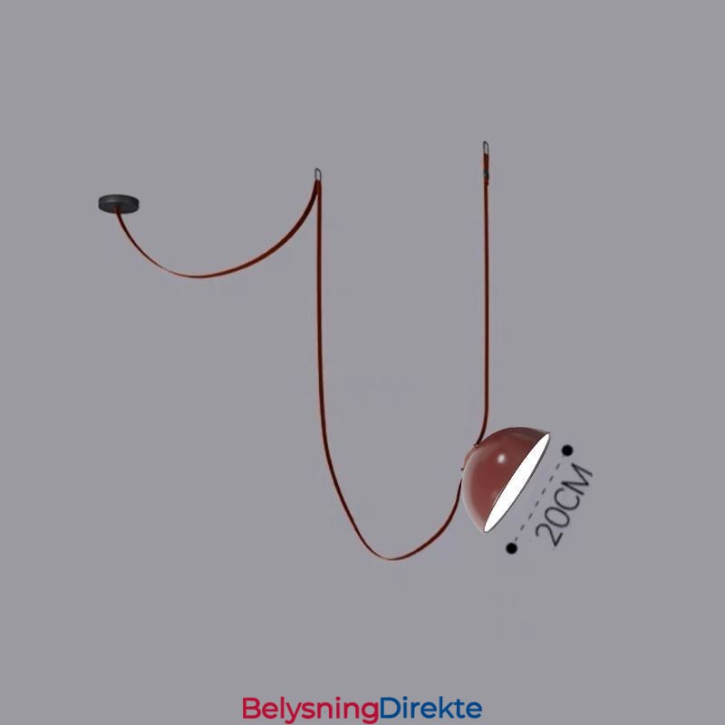 Belte-Anhengslampe Europeisk Enkel Wabi Sabi-Stil Belte-Taklampe