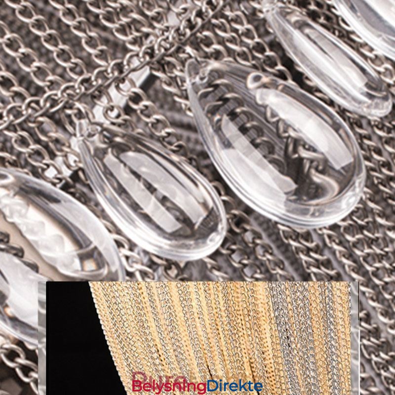 Dusk Pendellampe Retro Amerikansk Dupleks Aluminiums Kjede Taklampe