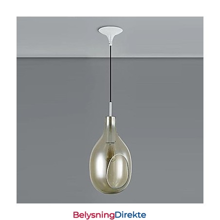 Lysekrone Med 1 Lys Enkel, Moderne Og Kunstnerisk Anhengslampe