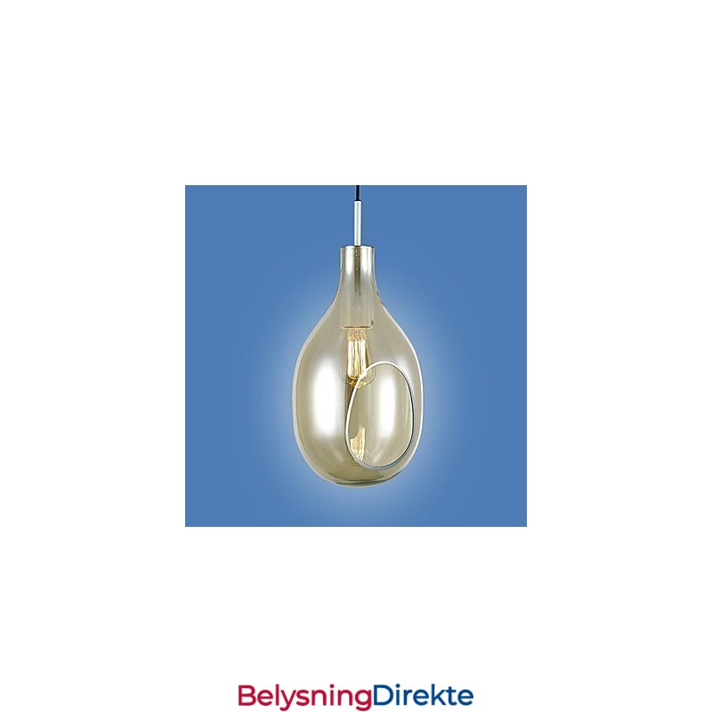 Lysekrone Med 1 Lys Enkel, Moderne Og Kunstnerisk Anhengslampe