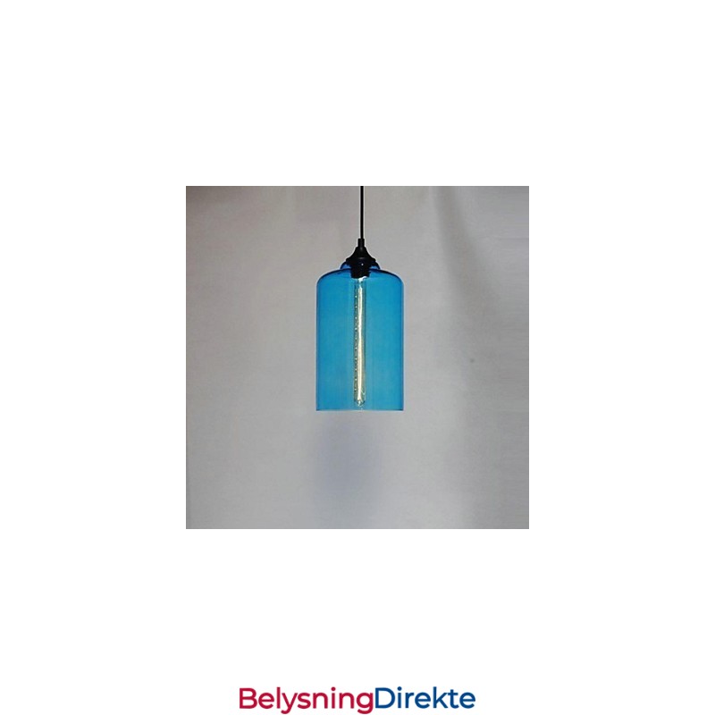 Flaskedesign Pendellampe Med 1 Lys, Konsis Jernmaling