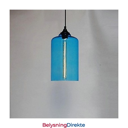 Flaskedesign Pendellampe Med 1 Lys, Konsis Jernmaling