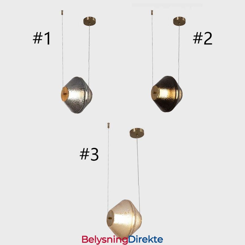 Pendellampe Moderne Enkel Liten Taklampe I Enkelt Glass