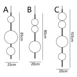 Pendellampe Moderne Minimalistisk Magic Beans Molecule Taklampe