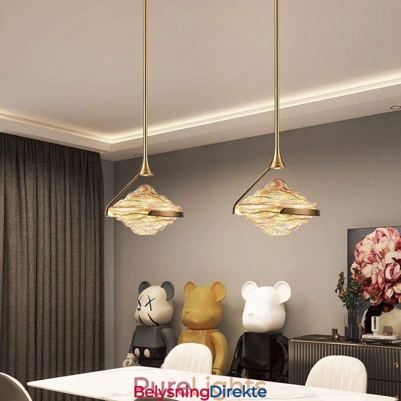 Pendellampe Moderne Minimalistisk Smijern Lava Glass Taklampe