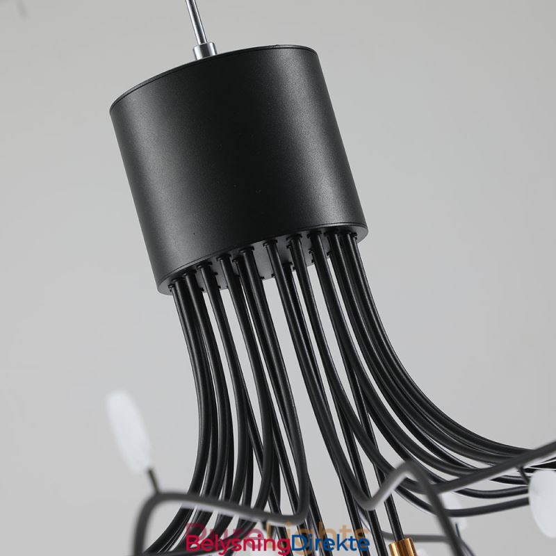 Pendellampe Nordisk Kreativ Naturhvit Taklampe 30 Lys