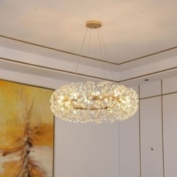 Pendellampe Moderne Minimalistisk Smijern Sirkulær Solblomst Taklampe