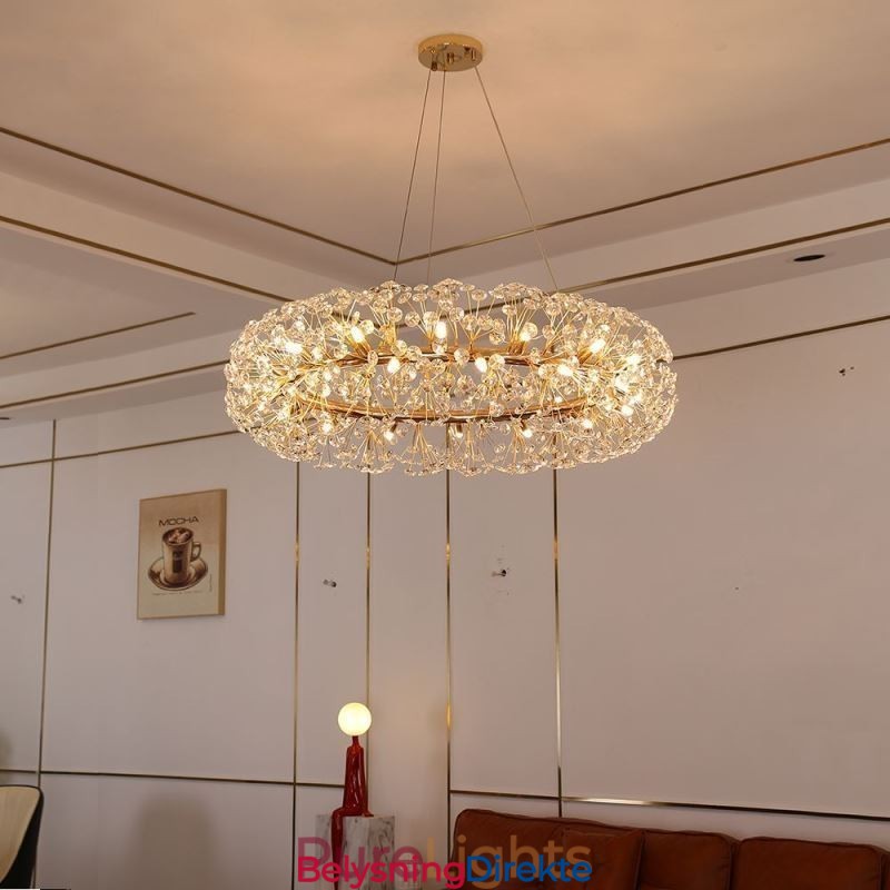 Pendellampe Moderne Minimalistisk Smijern Sirkulær Solblomst Taklampe