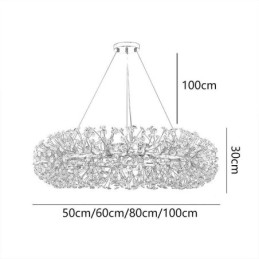 Pendellampe Moderne Minimalistisk Smijern Sirkulær Solblomst Taklampe