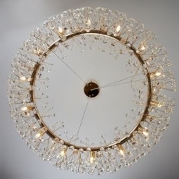 Pendellampe Moderne Minimalistisk Smijern Sirkulær Solblomst Taklampe