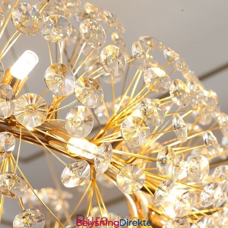 Pendellampe Moderne Minimalistisk Smijern Sirkulær Solblomst Taklampe