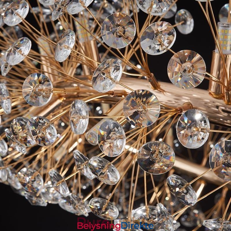 Pendellampe Moderne Minimalistisk Smijern Sirkulær Solblomst Taklampe