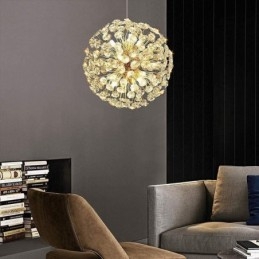 Taklampe Moderne Minimalistisk Galvanisert Jern Solblomst Pendellampe