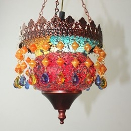 Julekort Internettkafé Retro Kunstlysekrone Industrihage