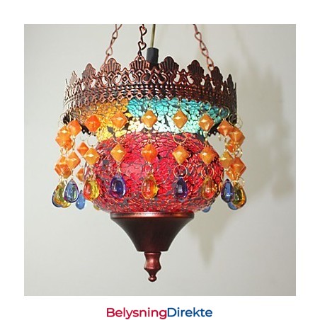 Julekort Internettkafé Retro Kunstlysekrone Industrihage