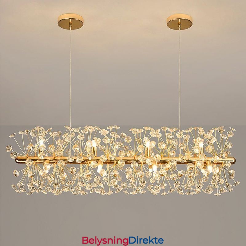 Anhengslampe Med Galvanisert Stripe, Solblomst, Smijerns Taklampe