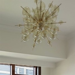 Moderne Pendellampe Minimalistisk Bobleglass Taklampe