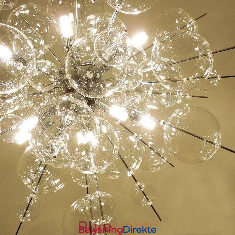 Moderne Pendellampe Minimalistisk Bobleglass Taklampe