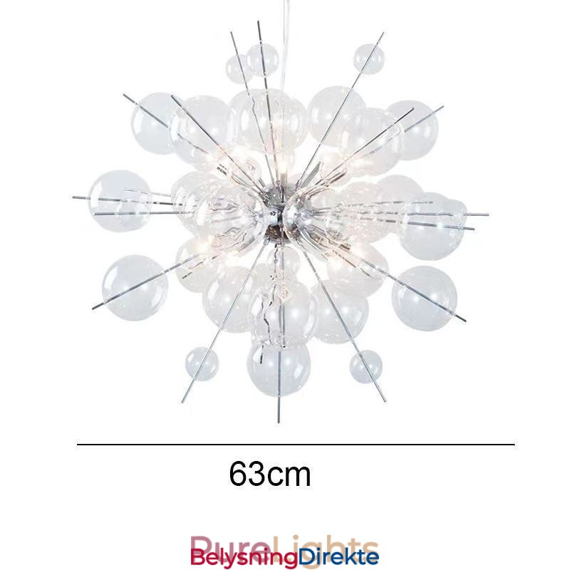 Moderne Pendellampe Minimalistisk Bobleglass Taklampe