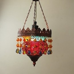 Julekort Internettkafé Retro Kunstlysekrone Industrihage