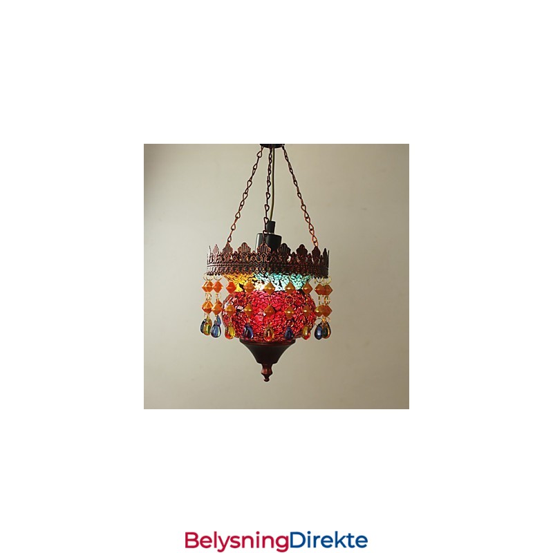 Julekort Internettkafé Retro Kunstlysekrone Industrihage