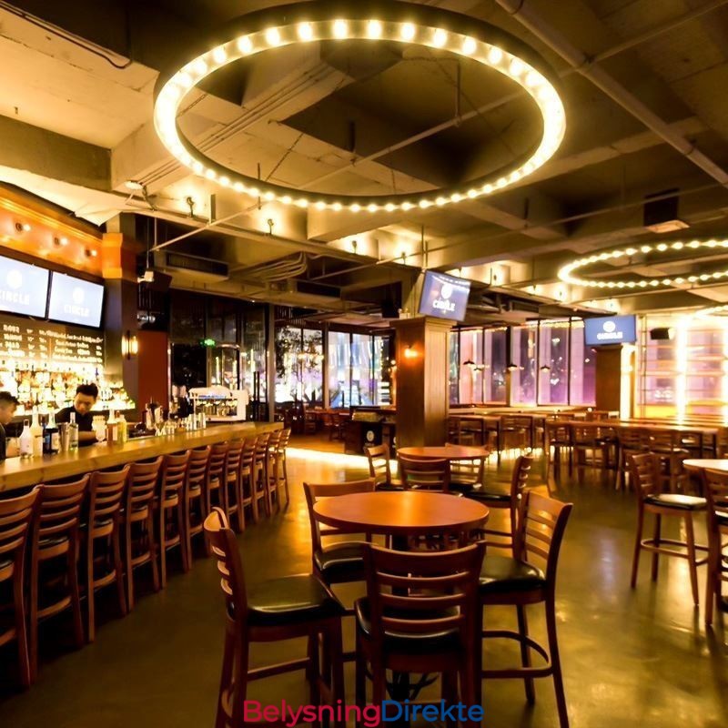 Amerikansk Pendellampe Retro Smijernsdekorasjonstaklampe