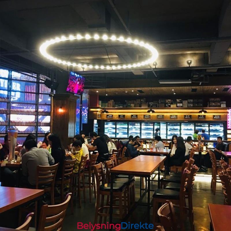 Amerikansk Pendellampe Retro Smijernsdekorasjonstaklampe