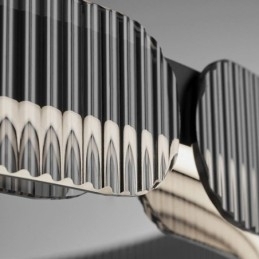 Sirkelformet Pendellampe 60 80 Cm Glasstaklampe Trinnløs Dimbar Med Fjernkontroll