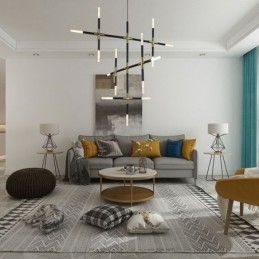 Pendellampe Skjøting Varmhvit Kreativ Taklampe Diy Kombinasjonslampe