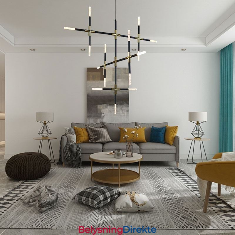 Pendellampe Skjøting Varmhvit Kreativ Taklampe Diy Kombinasjonslampe