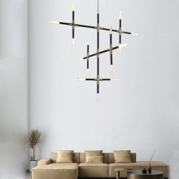 Pendellampe Skjøting Varmhvit Kreativ Taklampe Diy Kombinasjonslampe